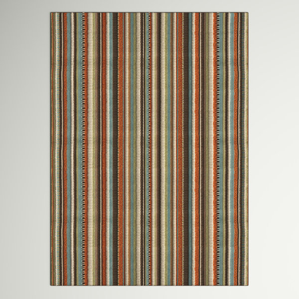 Andover Mills™ Brendel Green/ Blue Indoor/Outdoor Rug & Reviews Wayfair